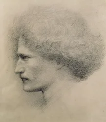 Retrato de Ignacy Jan Paderewski, grabado por Frederick Hollyer